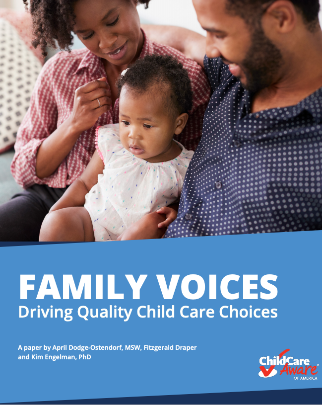 Family Voices Driving Quality Child Care Report
