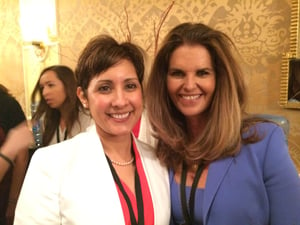 Lynette M. Fraga with Maria Shriver