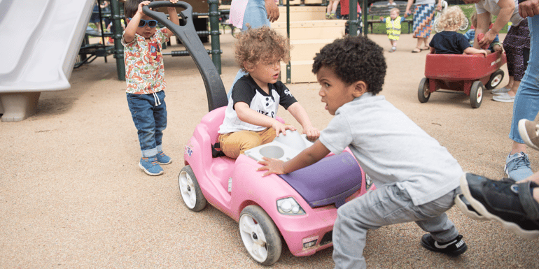 children at the playground