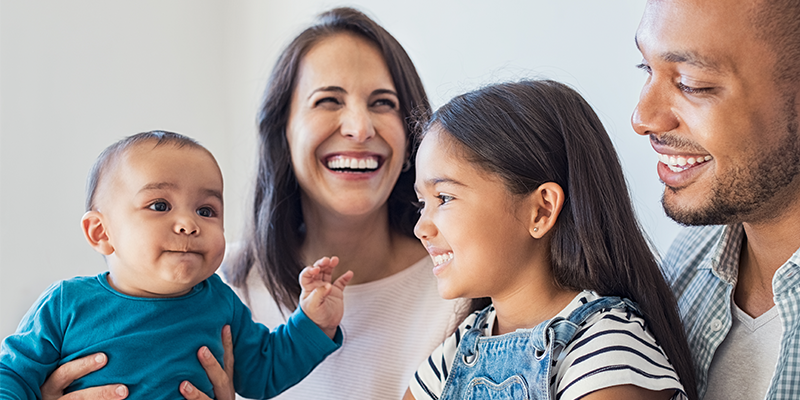 family-having-fun-with-children