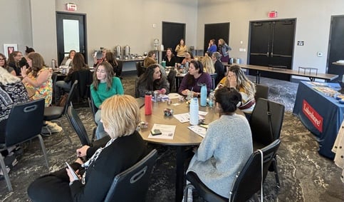  Participants at the Early Childhood Council Leadership Alliance (ECCLA) event engage and discuss with each other