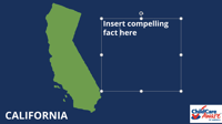 customizable graphic of california