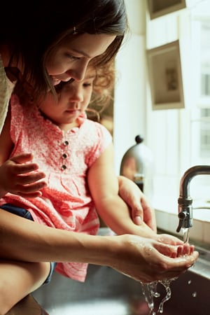 hand washing