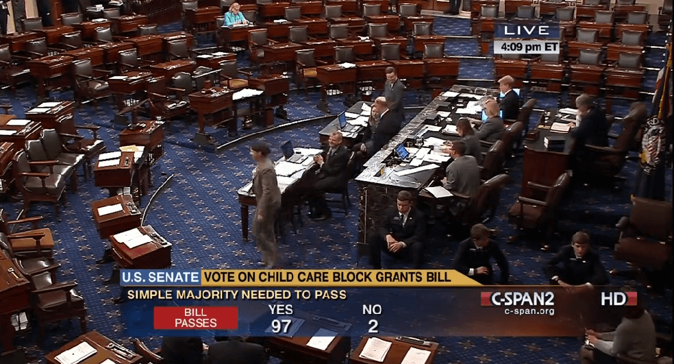 Senate Overwhelmingly Passes CCDBG Reauthorization Bill: Day 2 Recap